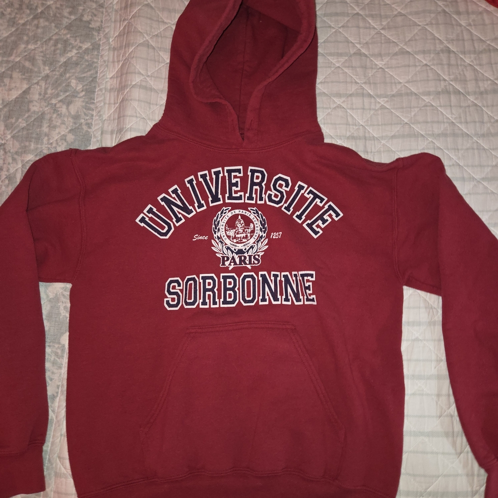 Université Paris Sorbonne Red Hoodie